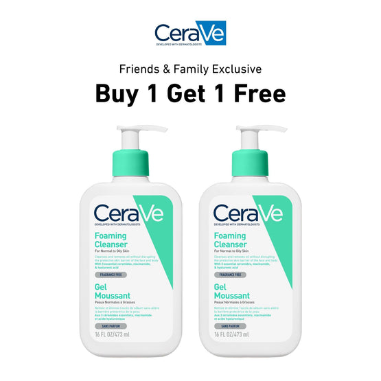 [BOGO] CERAVE FOAMING FACIAL CLEANSER 473ML