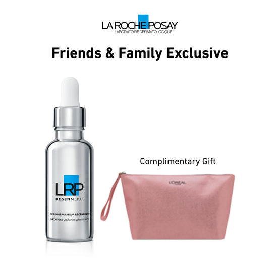 [PINK POUCH BUNDLE] LA ROCHE-POSAY REGENMEDIC SERUM 30ML