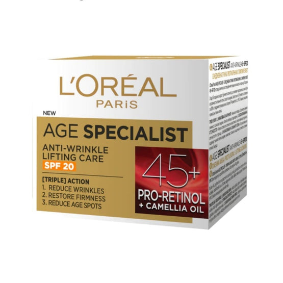 AGE SPECIALIST ANTI-WRINKLE LIFTING CARE CREAM SPF20 50ML