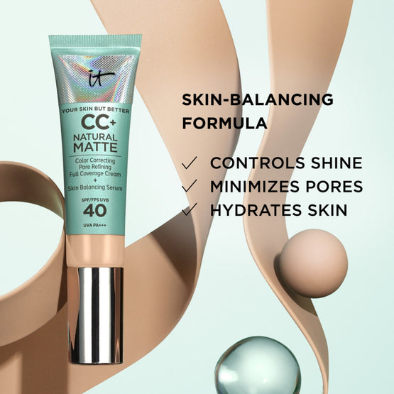 CC+ CREAM NATURAL MATTE FOUNDATION WITH SPF40 32ML