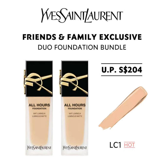 YSL ALL HOURS LIQUID FOUNDATION DUO - LC1 ***