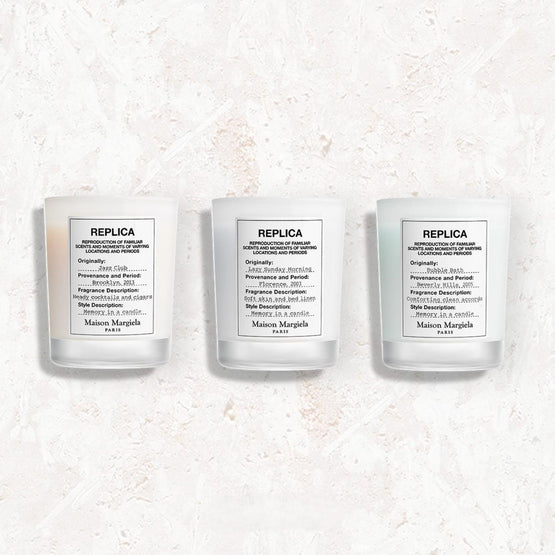 REPLICA CANDLE TRIO SET 3X70G