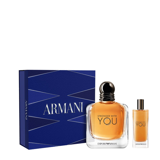 EMPORIO ARMANI STRONGER WITH YOU EAU DE TOILETTE 100ML + 15ML