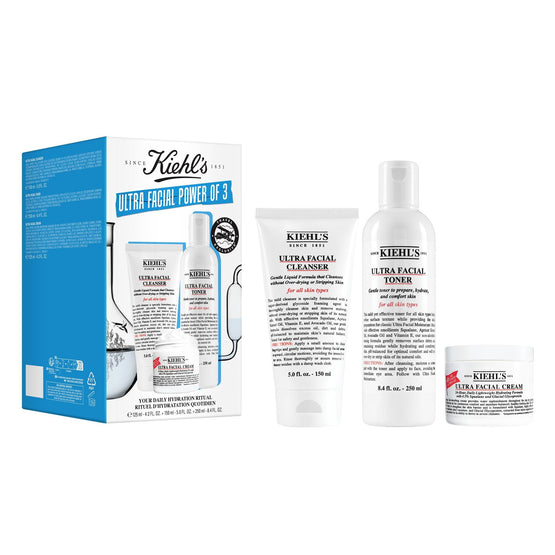 KIEHLS ULTRA FACIAL POWER OF 3 SET *