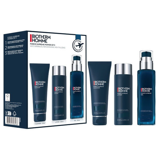 BIOTHERM HOMME FORCE SUPREME POWER OF 3 SET *