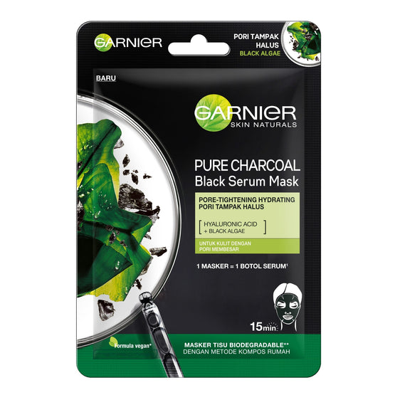 PURE CHARCOAL BLACK SERUM MASK **