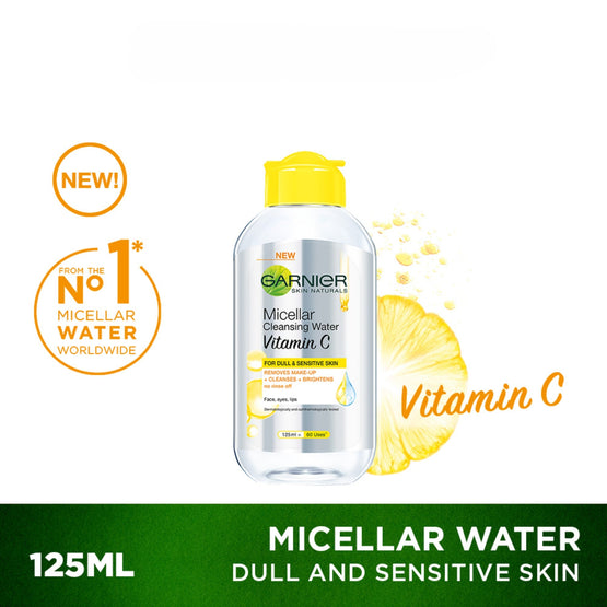 GARNIER MICELLAR CLEANSING WATER VITAMIN C BRIGHTENING 125ML