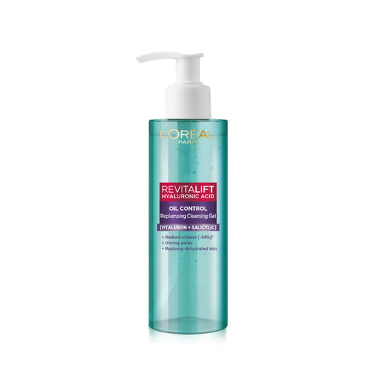 L'OREAL PARIS REVITALIFT HYALURONIC ACID OIL CONTROL DEEP CLEANSING GEL HYALURONIC + SALICYLIC ACID 120ML **