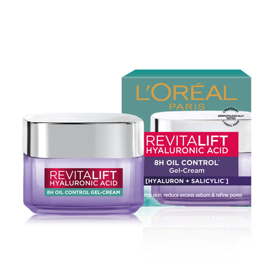 L’ORÉAL PARIS REVITALIFT HYALURONIC ACID 8 HR OIL CONTROL GEL CREAM HYALURONIC + SALICYLIC ACID 50ML